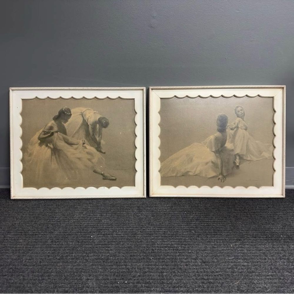 Ballet Dancer Framed Art Prints August Munchausen Finale Interlude